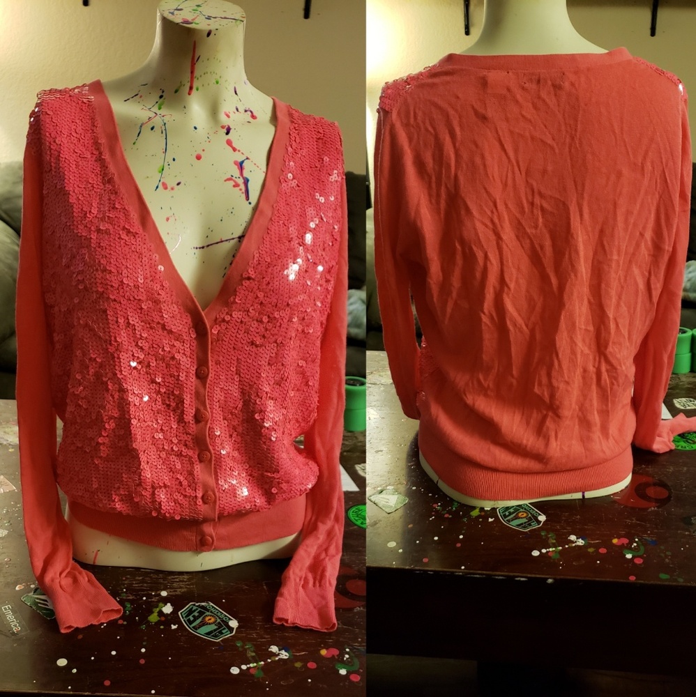 Moda International Victoria's Secret Sequin Cardi